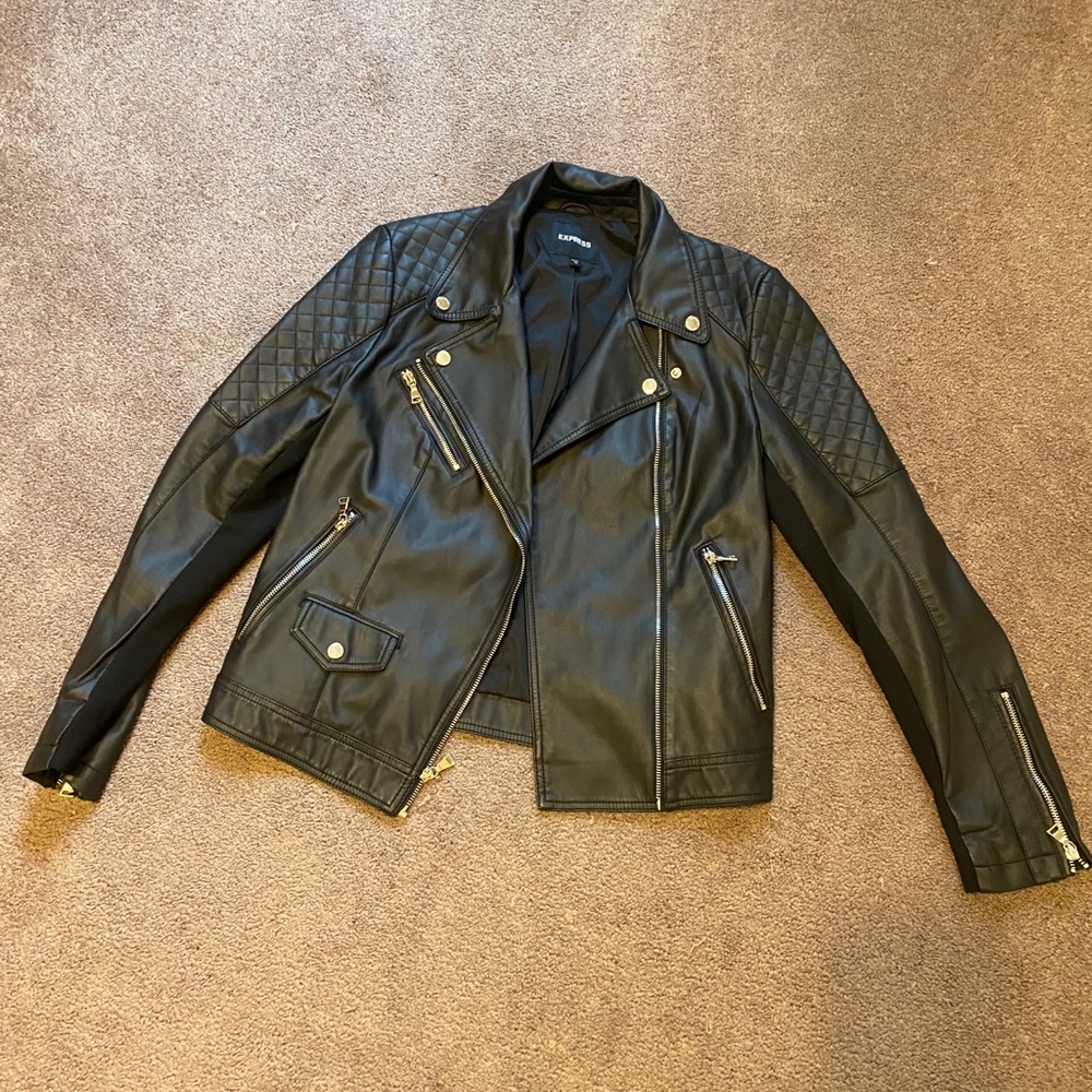 Express faux leather jacket